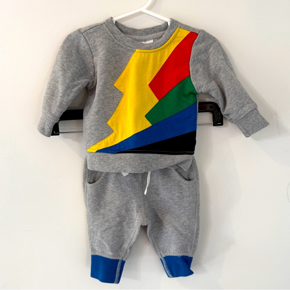 Hanna Andersson baby sweat set in size 3-6 months